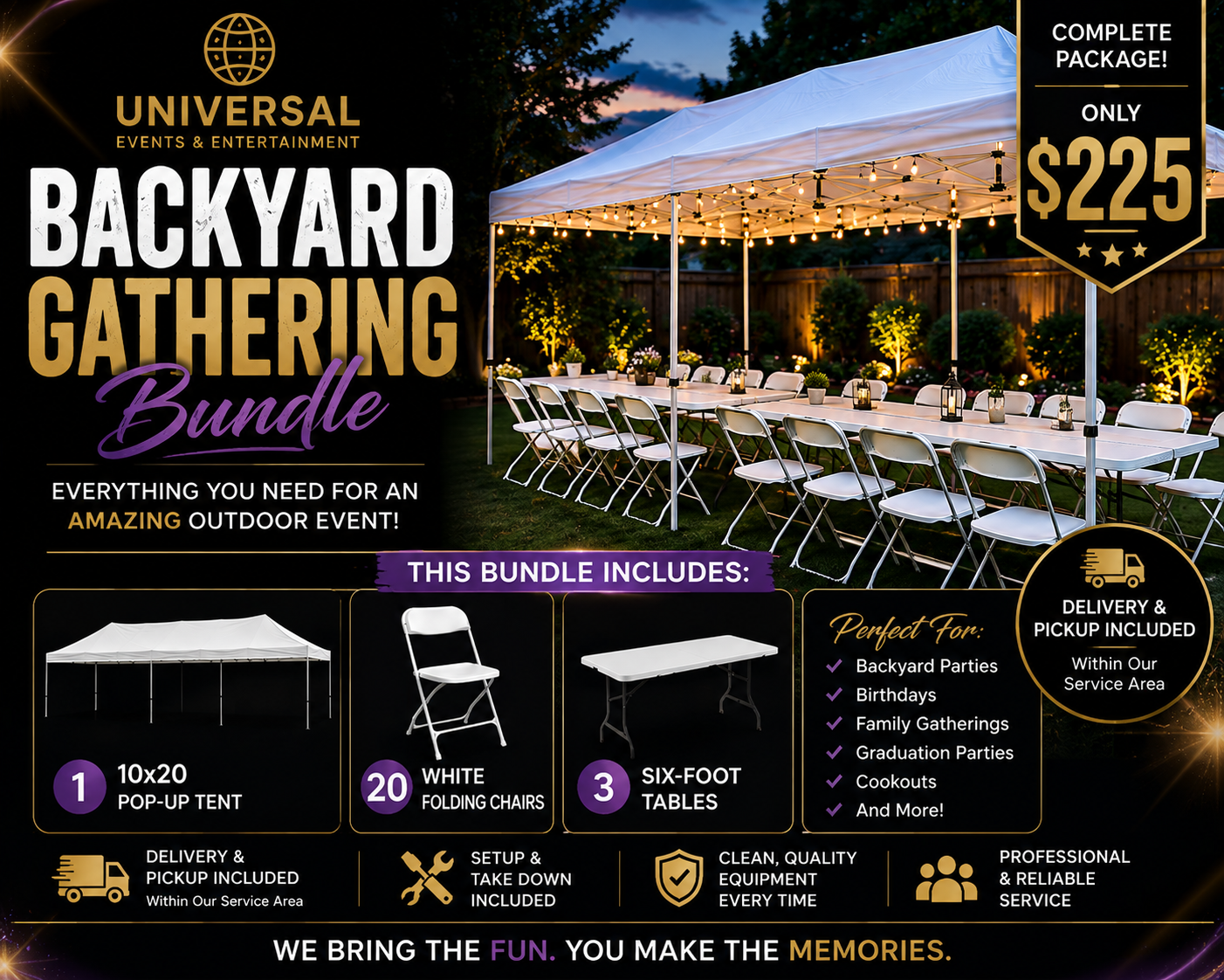 Backyard Gathering Bundles