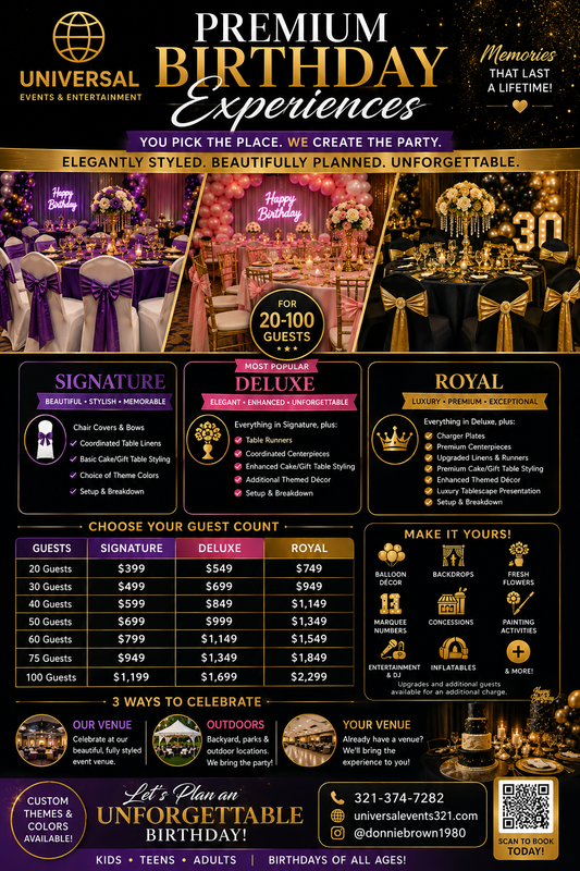 Premium Birthday Experiences