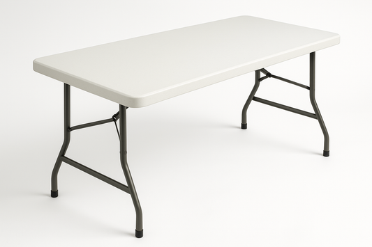 6 foot plastic table