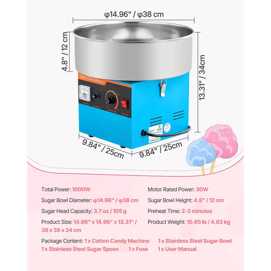 Commercial Cotton Candy Machine