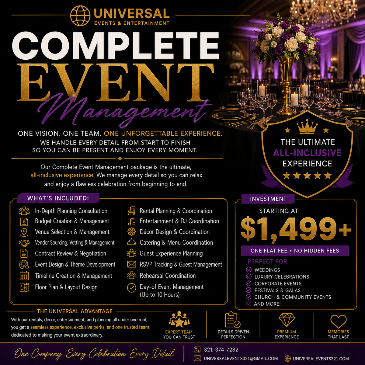 Complete Event Management