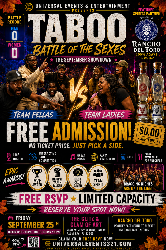 Battle Of The Sexes Taboo Game Night.